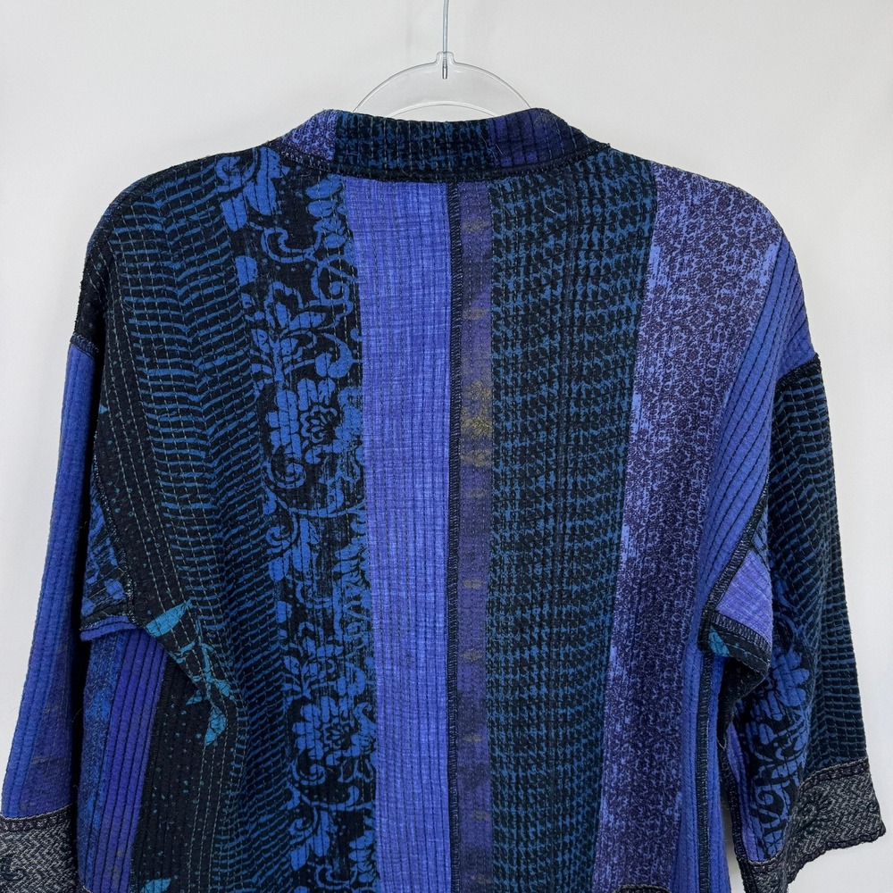 JOHN MARK Bohemian Patchwork Kimono Jacket Womens… - image 8